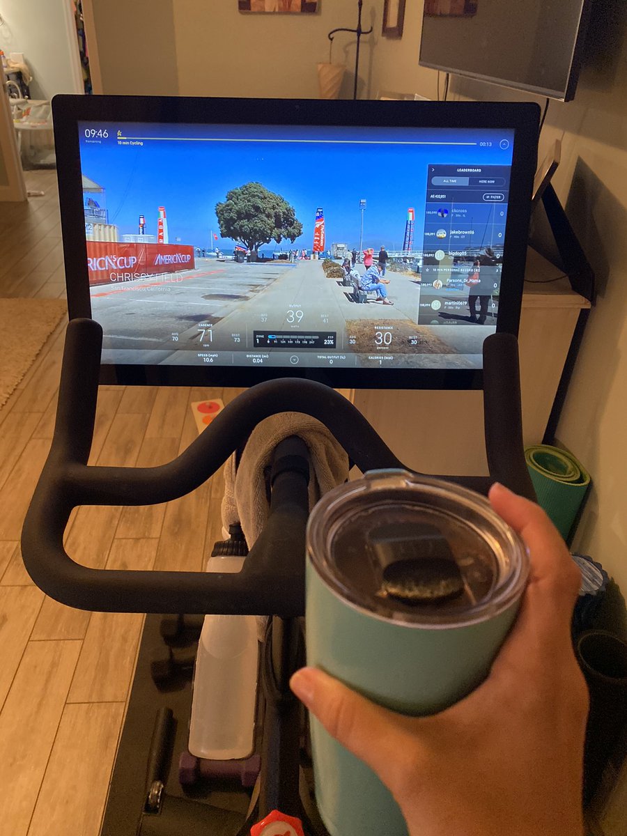 Enjoying a great talk from  <a href="/amalmattu/">Amal Mattu</a> on Leadership while #workingonmywellness from my <a href="/onepeloton/">Peloton</a> #CORDAA21