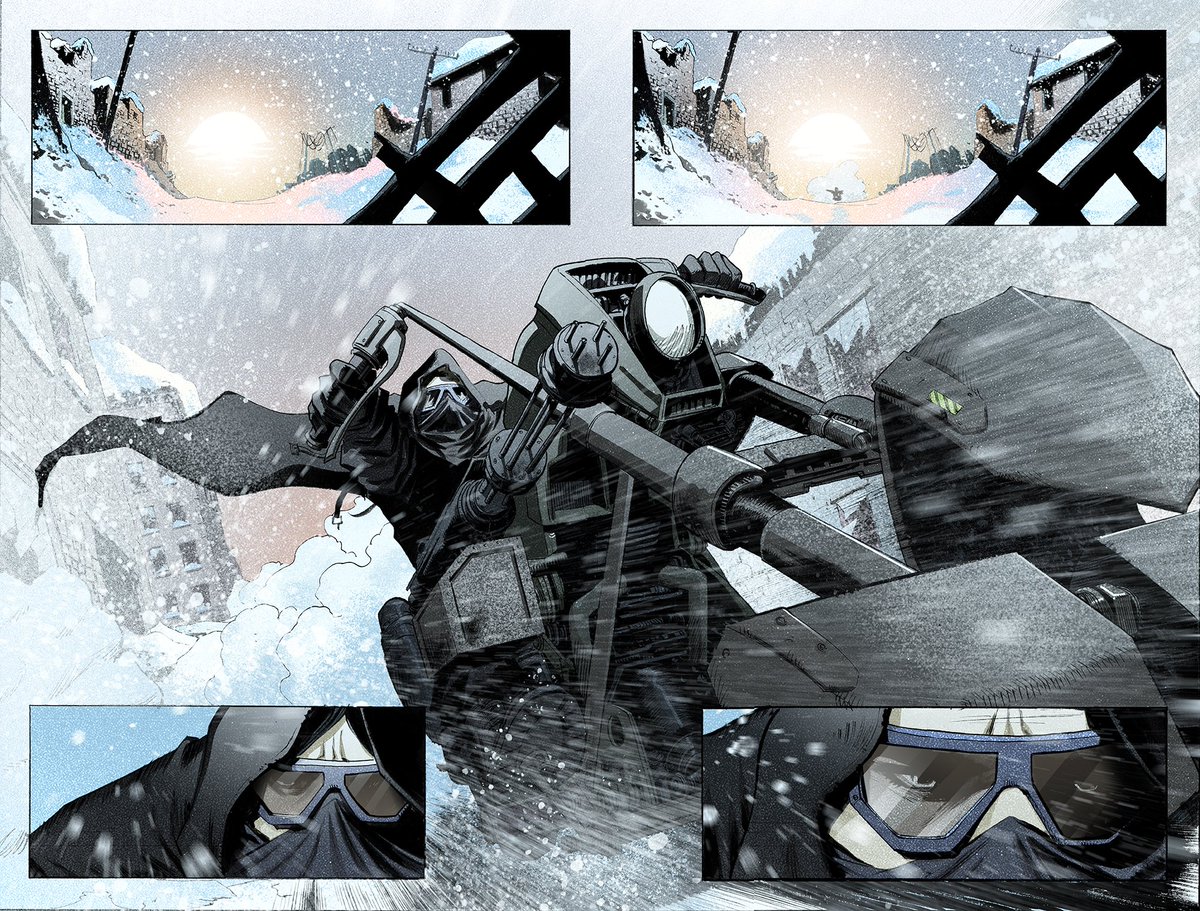 Hey, is it #PortfolioDay once again? I'm a comic colorist and illustrator - I colored these: 