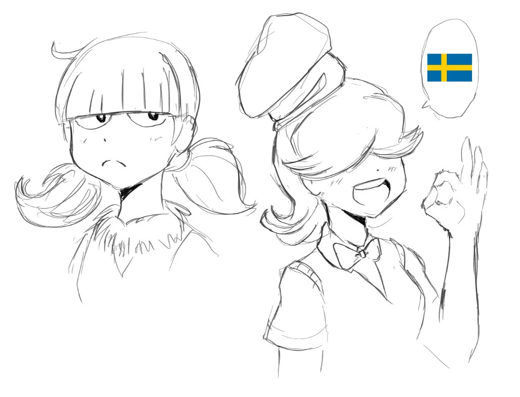 more Muppet Musume, in rough sketch form 