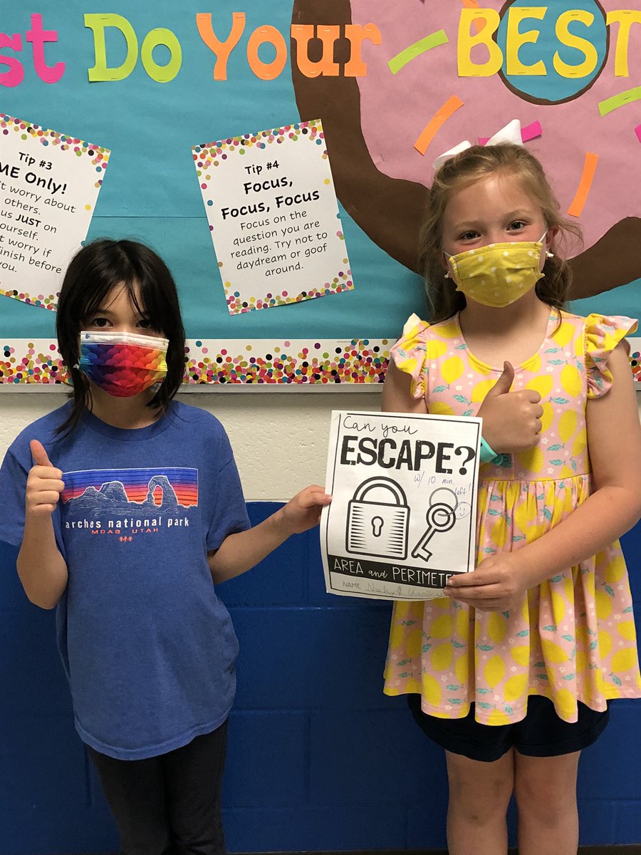 MrsChristiSkin1's tweet photo. Can you ESCAPE? These superstars did in less than 35 minutes! Way to go! #oesrams https://t.co/uYsW58TI3A