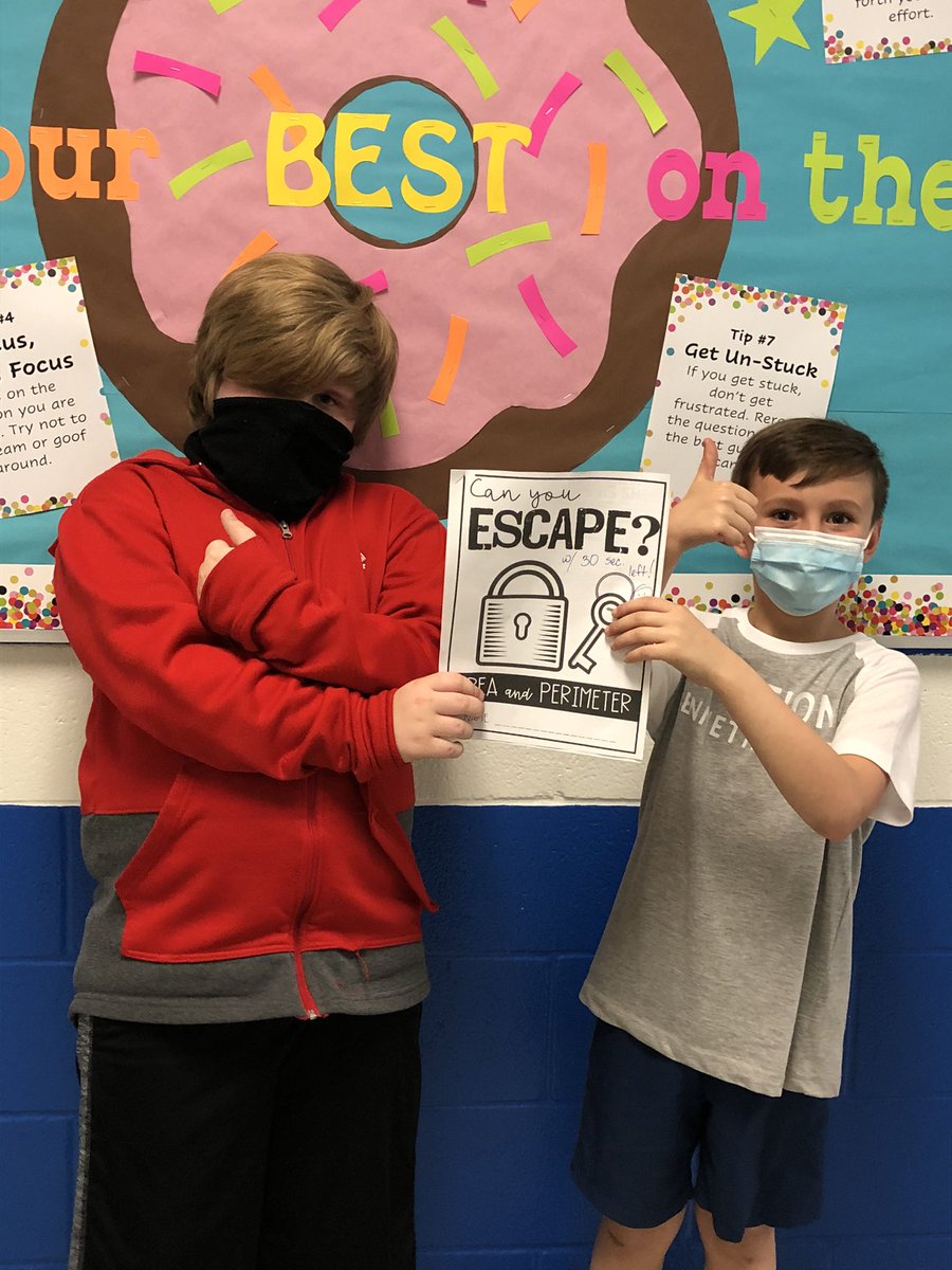 MrsChristiSkin1's tweet photo. Can you ESCAPE? These superstars did in less than 35 minutes! Way to go! #oesrams https://t.co/uYsW58TI3A