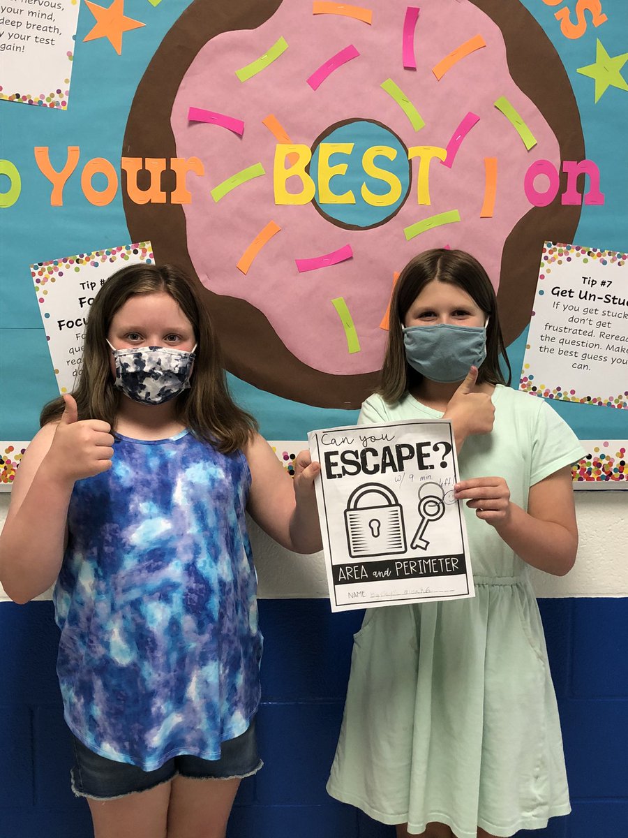 MrsChristiSkin1's tweet photo. Can you ESCAPE? These superstars did in less than 35 minutes! Way to go! #oesrams https://t.co/uYsW58TI3A