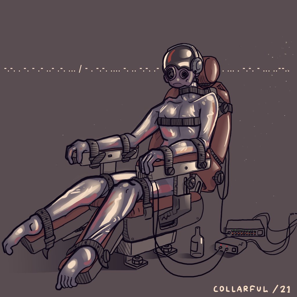 Drone recharging station.
Drawing latex turns out to be SUPER HARD??

#bdsmart #latex #gasmask #rubberdrone #latexdrone