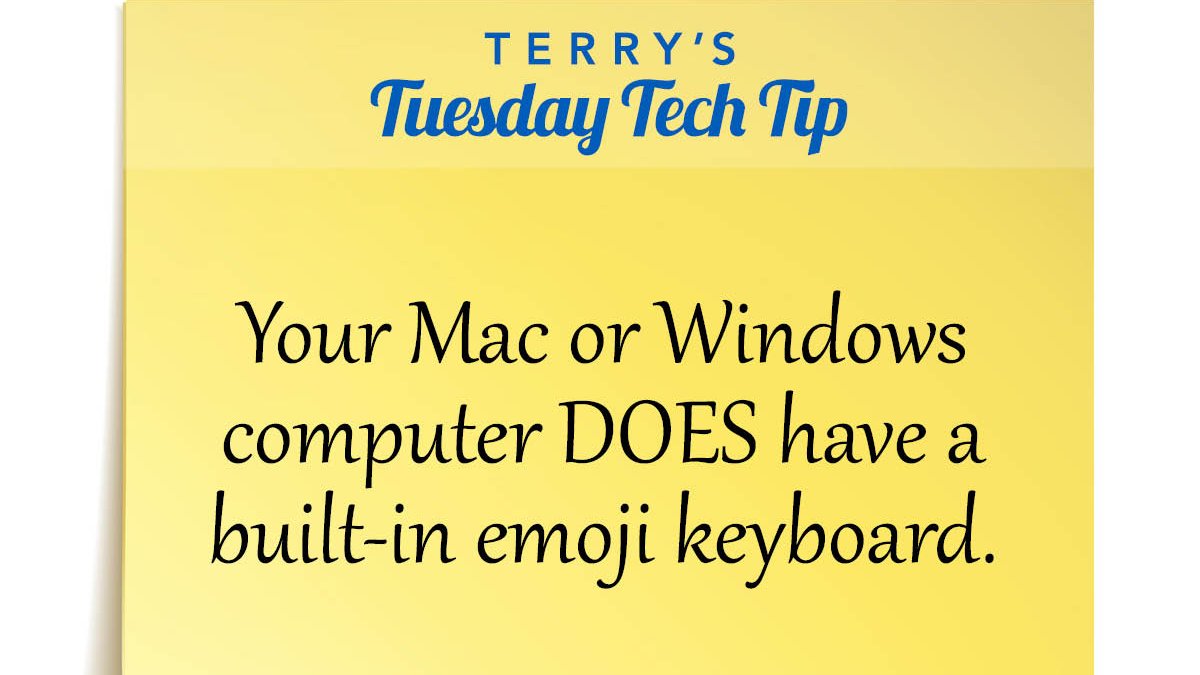 FandMHelpdesk's tweet image. Your Mac or Windows computer DOES have a built-in emoji keyboard. #TTTechTip indd.adobe.com/view/d146fec0-…