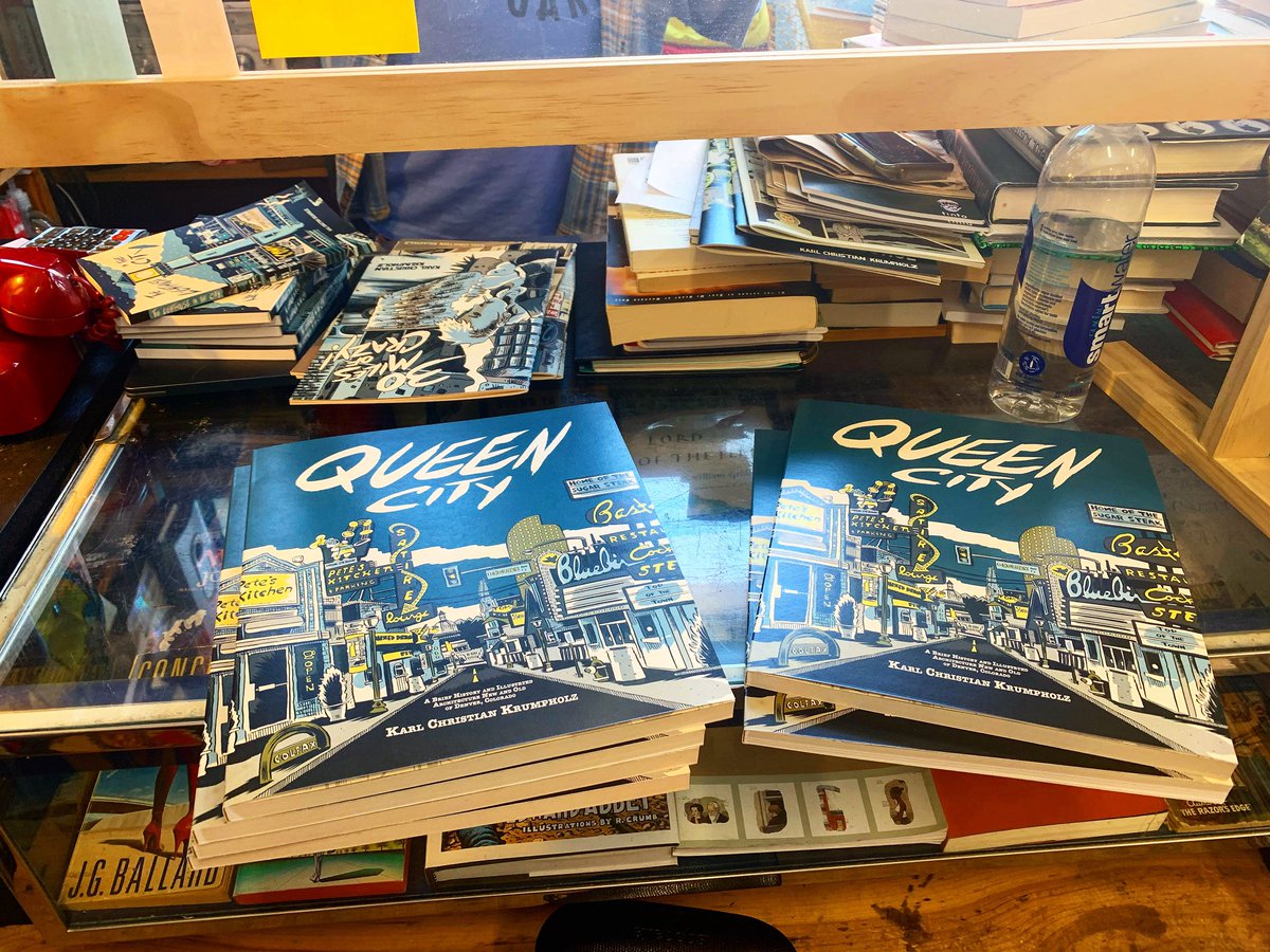 KarlCKrumpholz's tweet image. Check it out: copies of Queen City are now available at Kilgore Books and Comics Denver. Heads up: I also signed all the stock they have as well!!