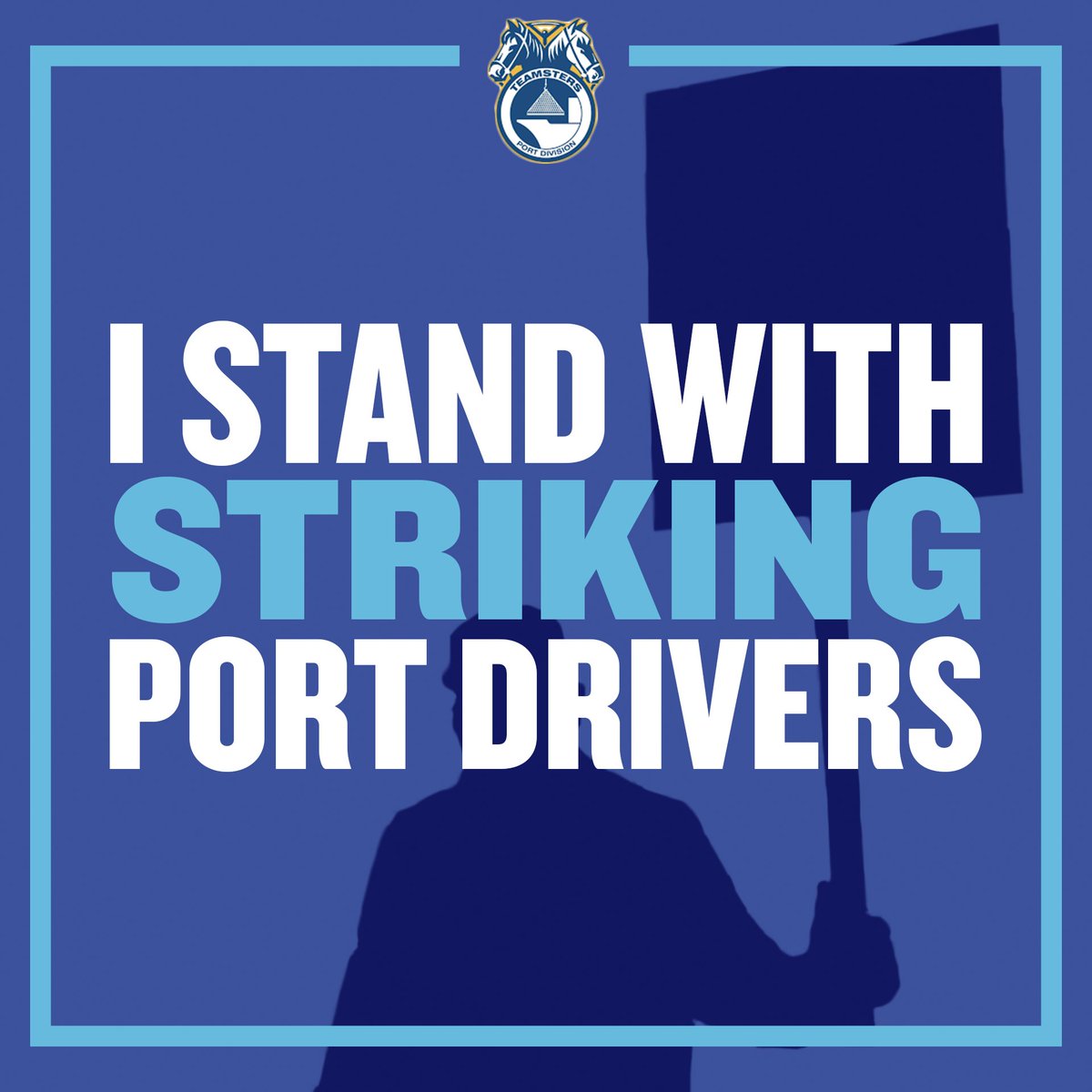 I stand with STRIKING port drivers at @drive4universal’s UIS. They need to be reinstated, get a fair contract and need to stop being misclassified. The port trucking industry needs to be held accountable. Support #SB338 #SB700 & #AB794. #PortStrike #ProtectPortDrivers