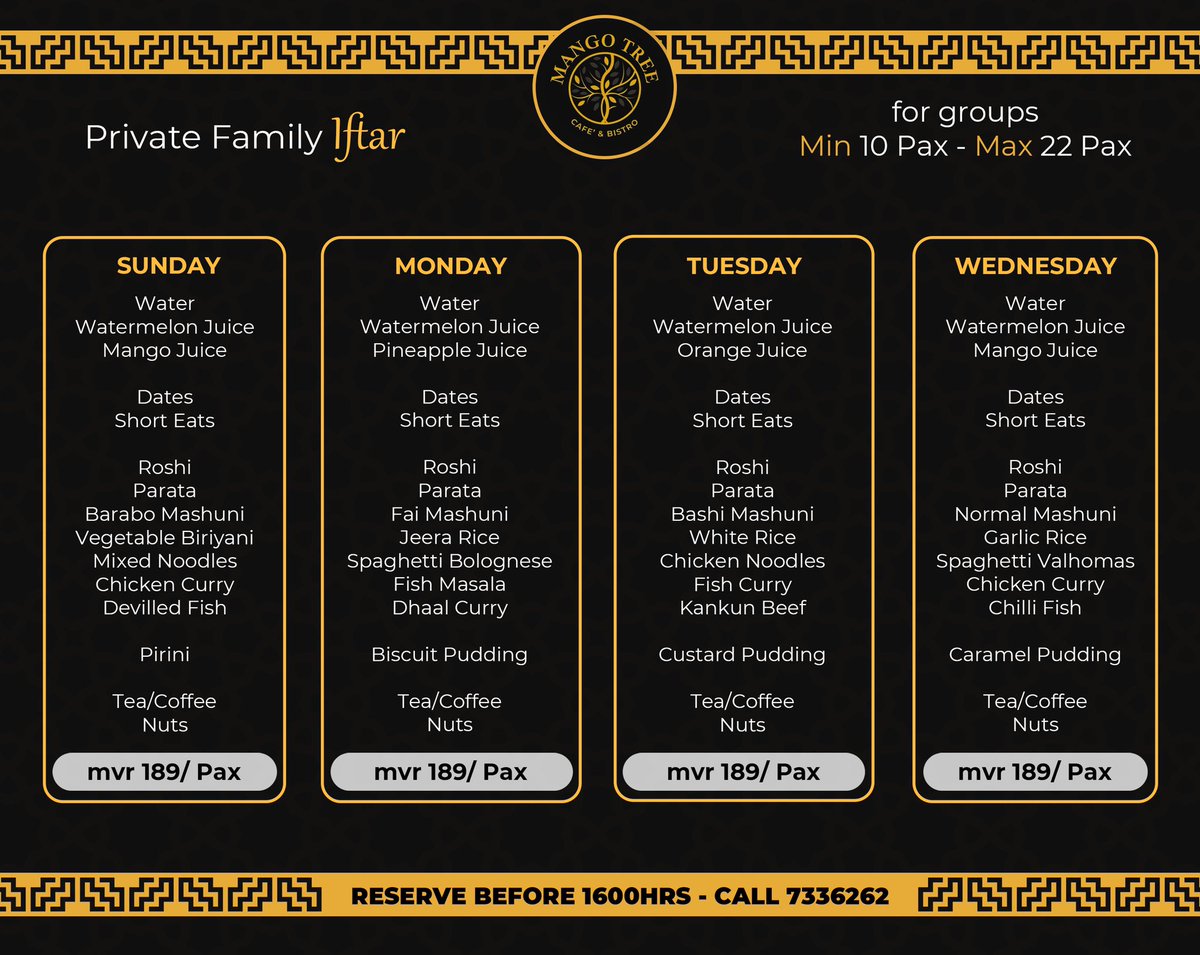 tree_bistro's tweet photo. What better way to breakfast than with your family and loved ones! 

Well we got just what you need, book for large families and groups to enjoy our private iftar experience! https://t.co/4BRjPZz4L9