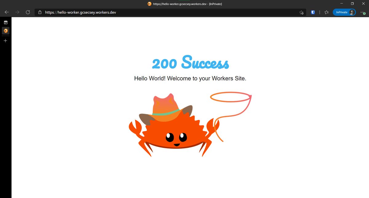 gcsecsey's tweet image. @CloudflareDev #DevChallenges #1 complete, learned a lot about Cloudflare Workers!😊#cloudflarepages