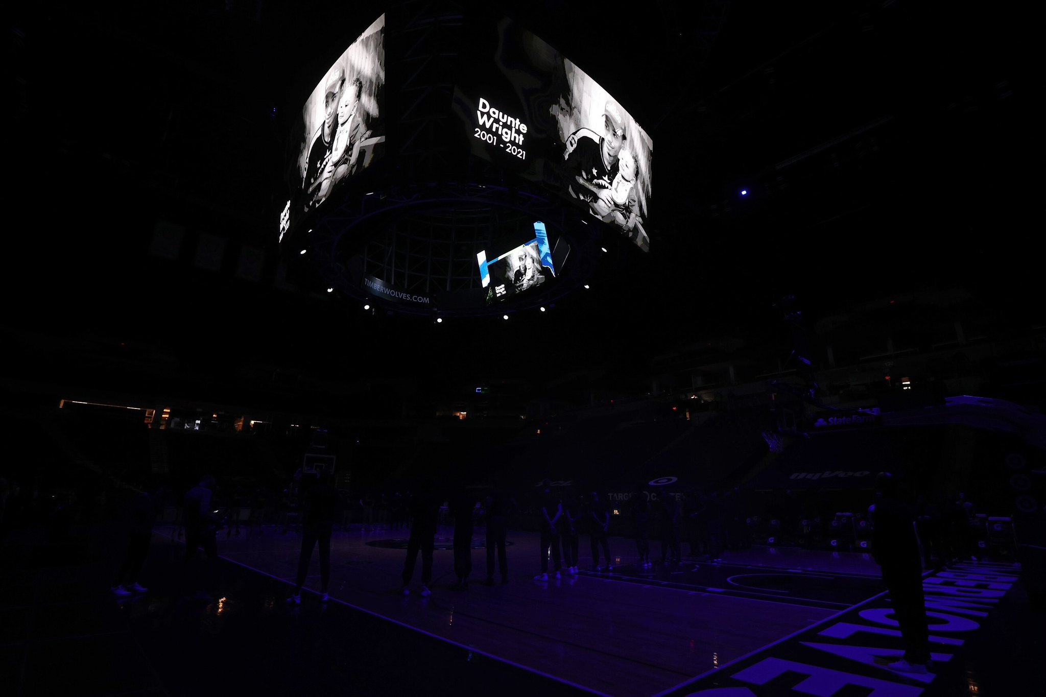NBA on Twitter "The Timberwolves and Nets honor the life and memory of