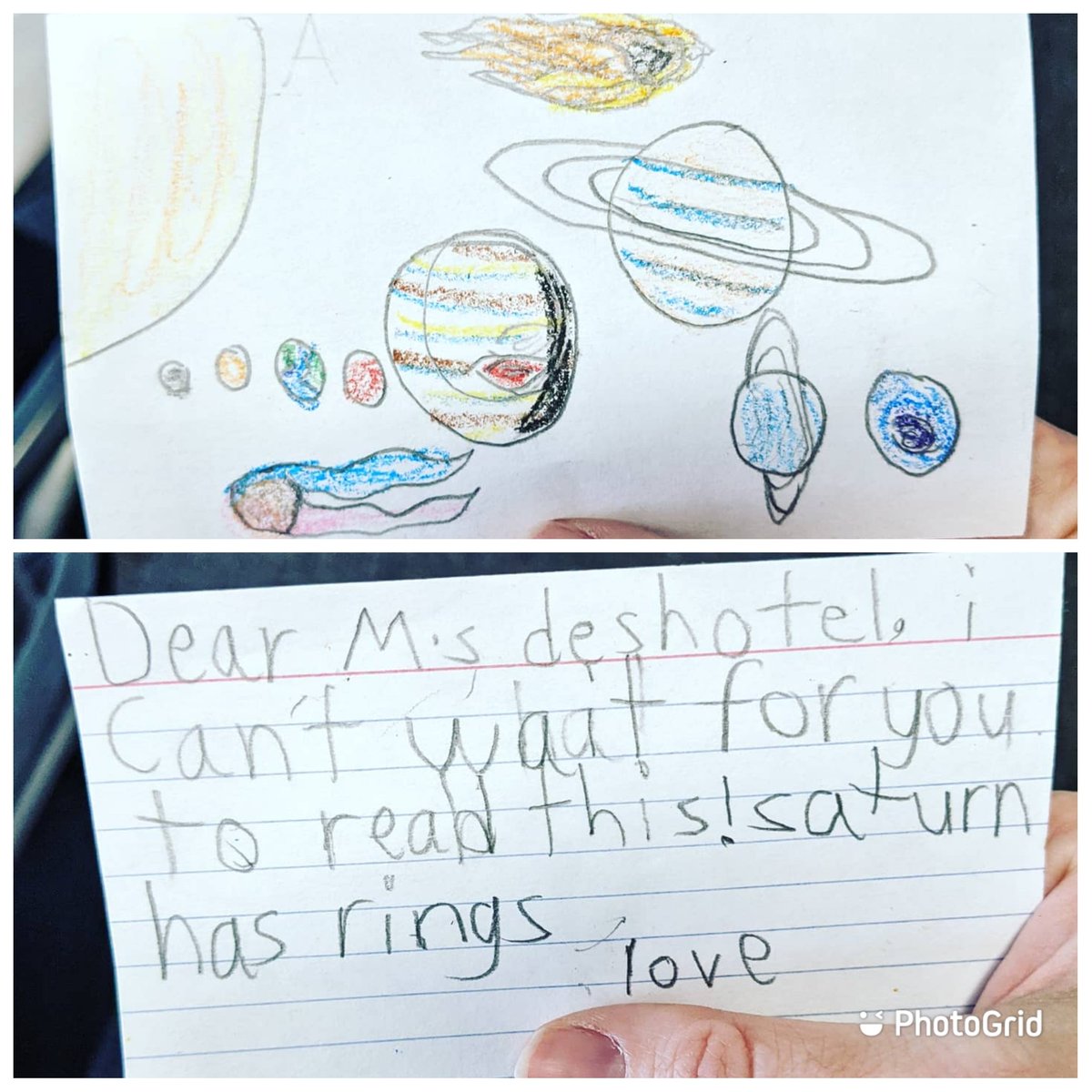 I received a sweet note from a friend today. These leopards warm my ❤️!