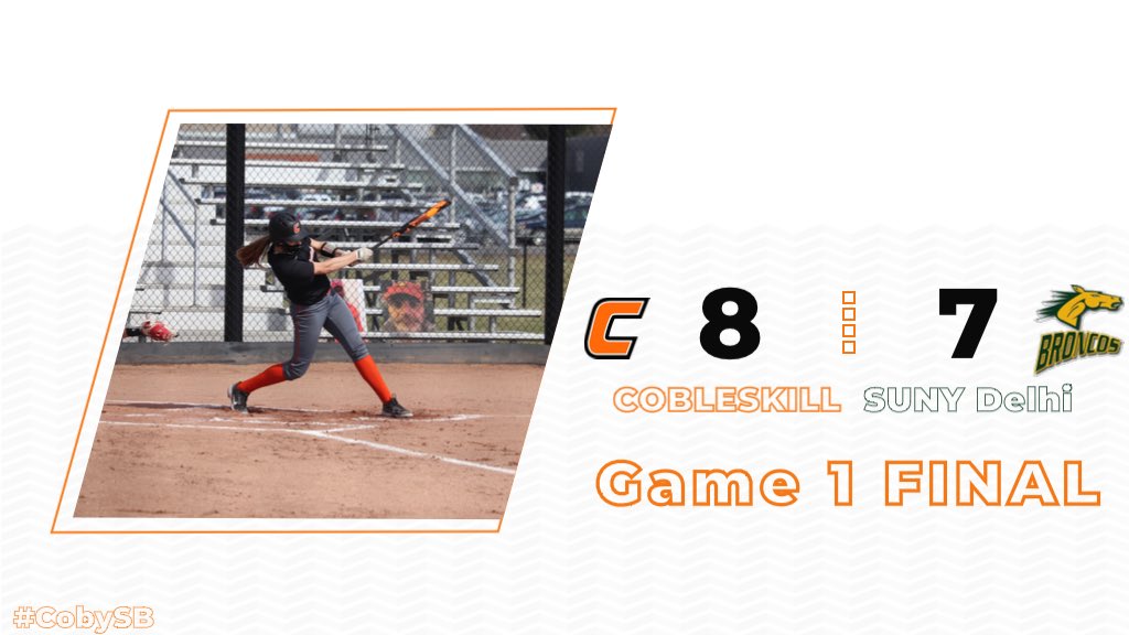 CobyAthletics's tweet photo. 🐅🥎 Game 1 is in the books at The Fighting Tigers Park @nacathletics 

#CobySB - 8
@DelhiBroncos - 7

#OneCoby #CobySB #NACsb https://t.co/c9nZyMei5u