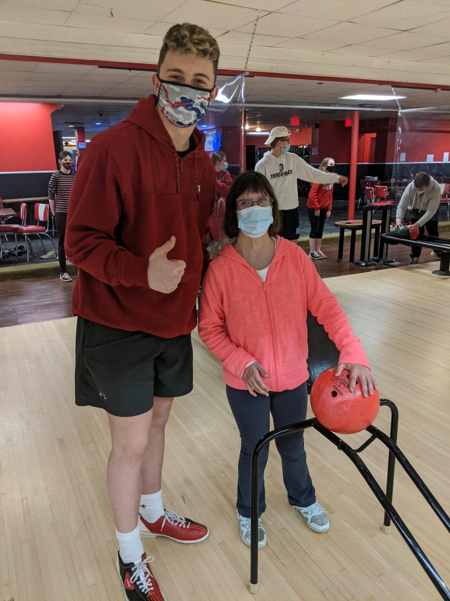 First day of Unified Bowling practice! Go PHS bowlers!