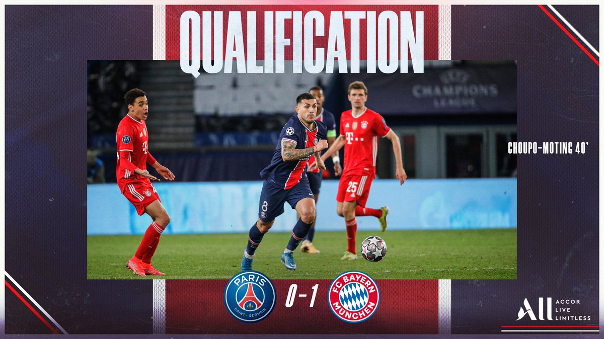 C'EST FAIT ! QUALIFICATION VALIDÉE FACE AU <a href="/FCBayern/">FC Bayern München</a> 🔥

Bravo messieurs, direction les demi-finales 👊

#𝐏𝐒𝐆𝐅𝐂𝐁 | 🏆 #UCL