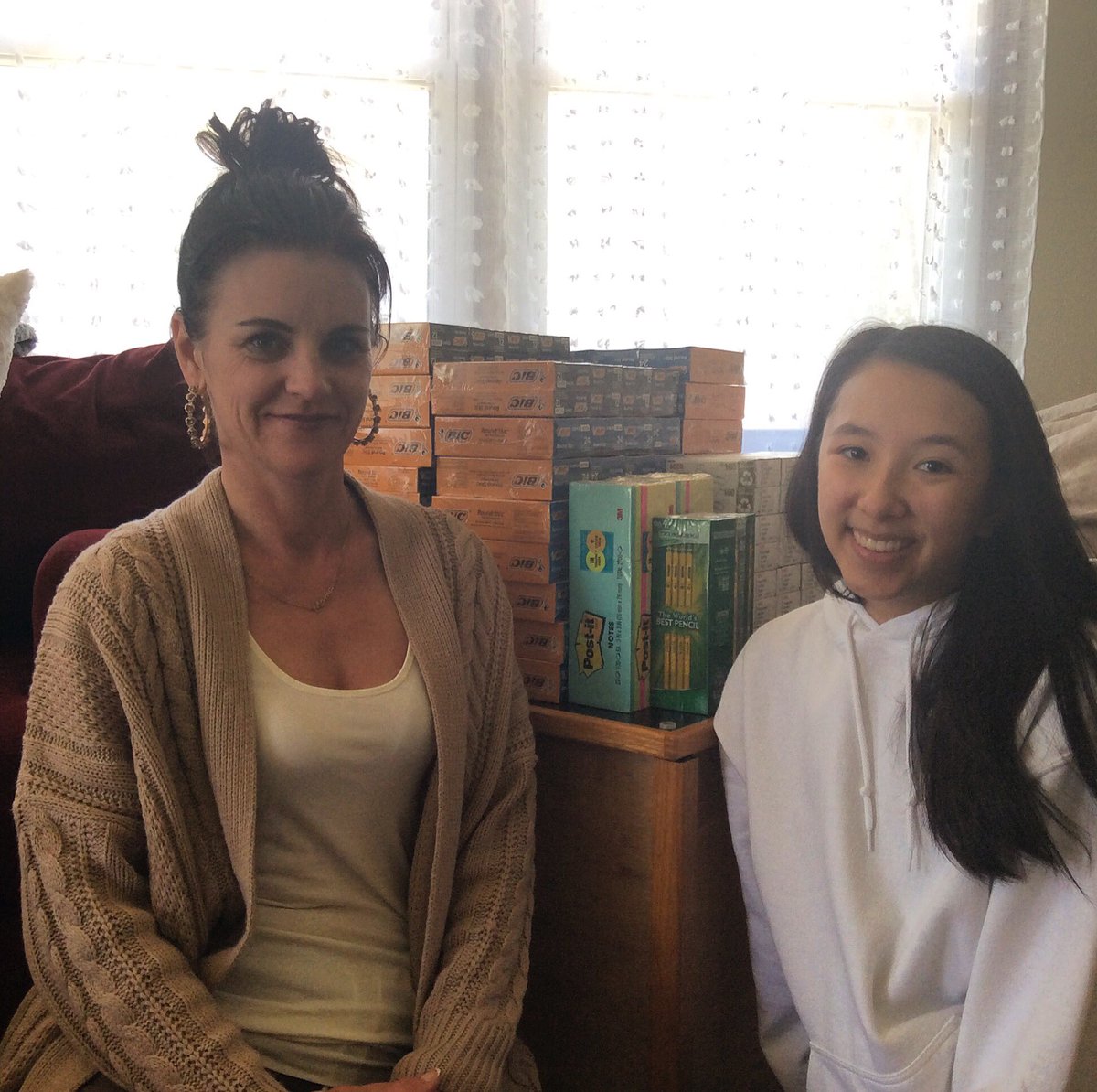 BeRARE_'s tweet photo. A huge THANK YOU to Iowa State Greek Week for the  large donation of office supplies! We appreciate your drive and service to local non-profits! #giveback #godonate #greekweek #showthanks #iowastate #iowastategreek https://t.co/9UIXO9Xq4o