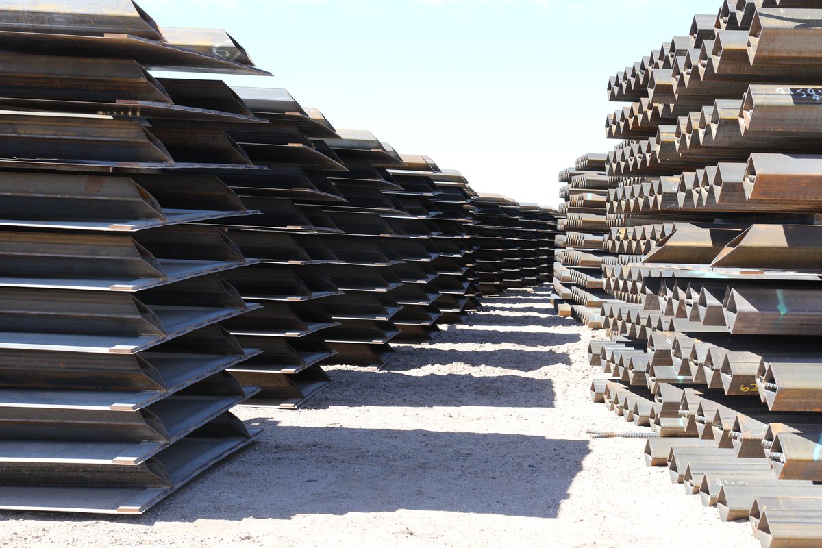 RepRalphNorman's tweet photo. Sections of the border wall.

Already paid for. Already delivered. Just waiting to be installed.

Until President Biden came along and shut it all down. https://t.co/SYy41FAIW0