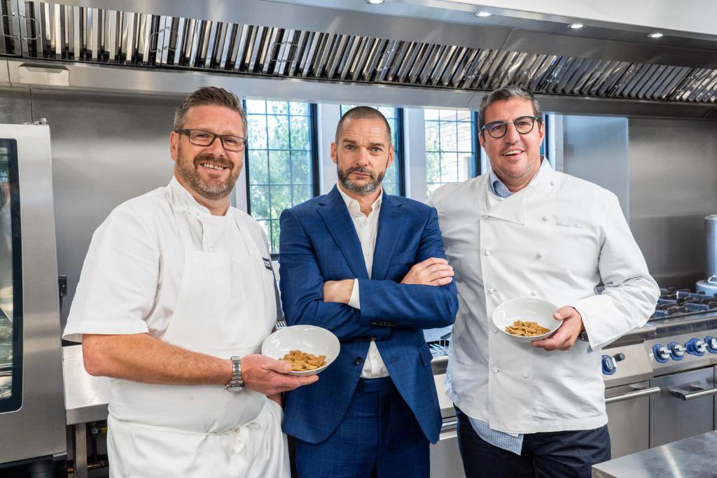 Shreddies fans…only 1 week to go until we appear on @channel4’s @snackmasters_C4 with @fredsirieix1! Watch as Michelin-star royalty @claudebosi and @midsummerchef go head-to-head and try to recreate our iconic cereal 🥣 #shreddies #snackmasters #shreddieforanything