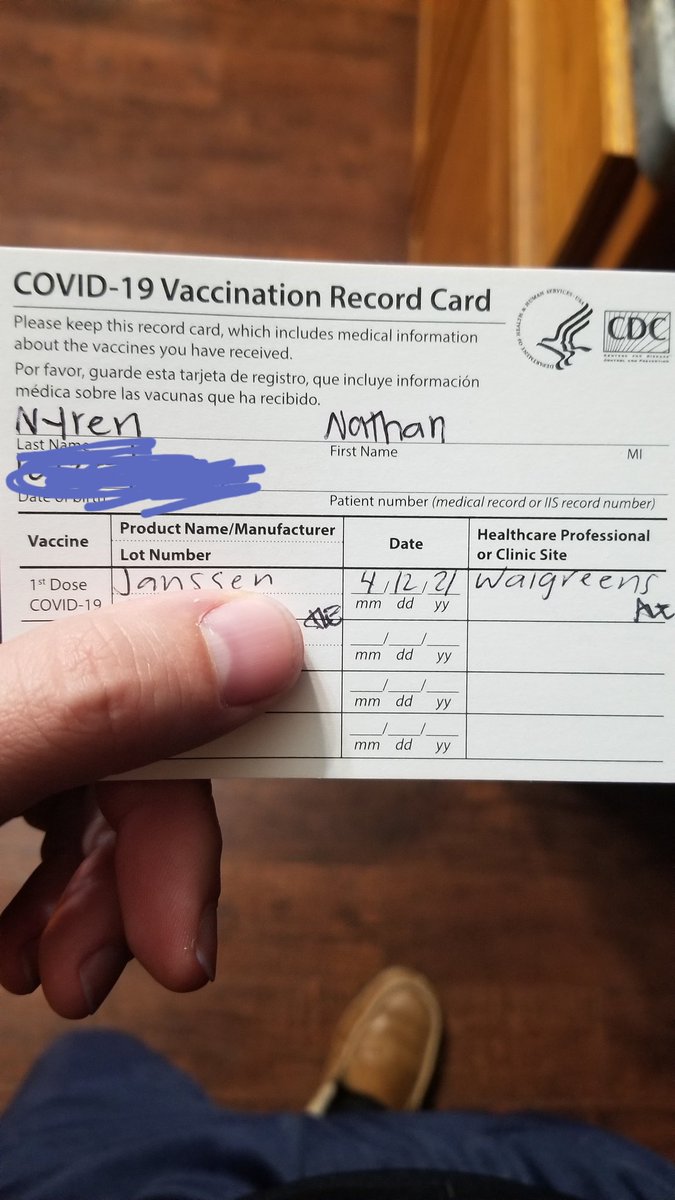 Recent studies show the efficacy of covid vaccine is directly correlated to whether you share your vaccine card on social media...why risk it? 🤷‍♂️ #vaccinated #CovidVaccine #JohnsonAndJohnsonVaccine #WearAMask