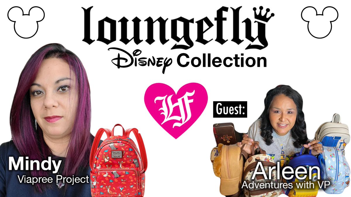 ViapreeProject's tweet image. Tonight, Disney &amp;amp; Loungefly! Mindy and Arleen will share some of their Disney Loungefly collections.  Stream starts at 9pm ET. See you there! youtu.be/SafWvKmmYuQ