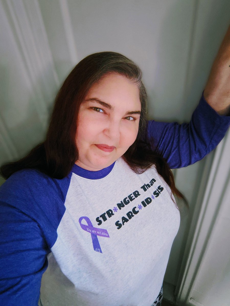 I've got my #PowerToThePurple💜 for #WorldSarcoidosisDay!
~🦋😷💜
#StrongerThanSarcoidosis #SarcoidosisAwarenessMonth #WorldSarcDay #sarcoidosis #SarcLife #SarcoidosisWarriors #SarcoidosisWarrior #ShowUsYourPurple
#STSstore bonfire.com/store/stronger…