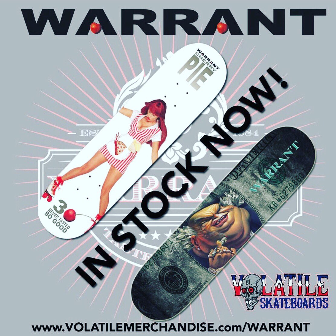 warrantrocks's tweet photo. DRFSR AND CHERRY PIE skate decks in stock now ! ๐ฅโก๏ธ๐ค๐ป Now Available! Order yours today ๐ Thanks!!https://t.co/D6u6ZbvcUp
Please SHARE #skateboardart #concretesurfing #collectibles #memorabilia #cherrypie #drfsr #skatedeckart #popcicleboard #instock https://t.co/h1Dv4g1vr8