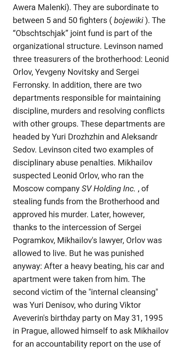 Birshstein, Mogilevich, Gorbachev, Yeltsin ... Mikhailov was and is very well-connected