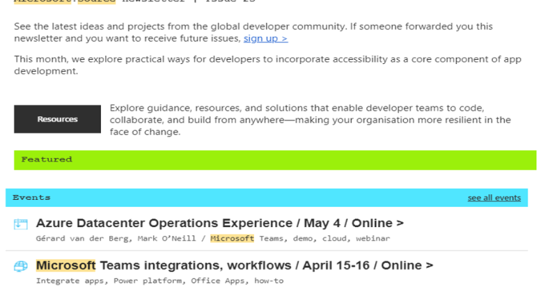 Dennes's tweet photo. It's a huge pleasure to have our #MaltaDataSaturday announced on #Microsoft Source newsletter !

You can still vote for new sessions and register on  https://t.co/TpyaxMYgQa