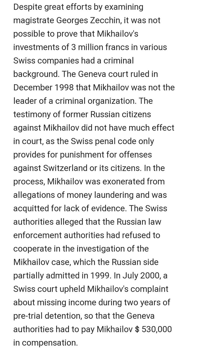 Ramsey Clark, LBJ's Attorney General, as a defense witness for Sergei Mikhailov, head of the Solntsevo Bratva, one of Russia's top Mafia gangsWhy didn't that get much US headlines?Ramsey Clark said FBI witness & Mob crime expert Bob Levinson's testimony was false 