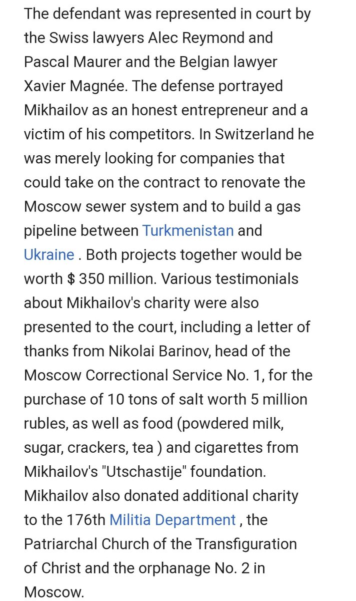 Ramsey Clark, LBJ's Attorney General, as a defense witness for Sergei Mikhailov, head of the Solntsevo Bratva, one of Russia's top Mafia gangsWhy didn't that get much US headlines?Ramsey Clark said FBI witness & Mob crime expert Bob Levinson's testimony was false 