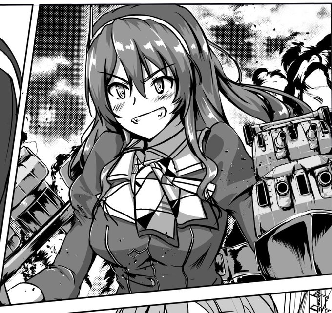 でも格好良い物も好きなワイは
何だかんだで艤装描くのも楽しんでるのかもしれない… 