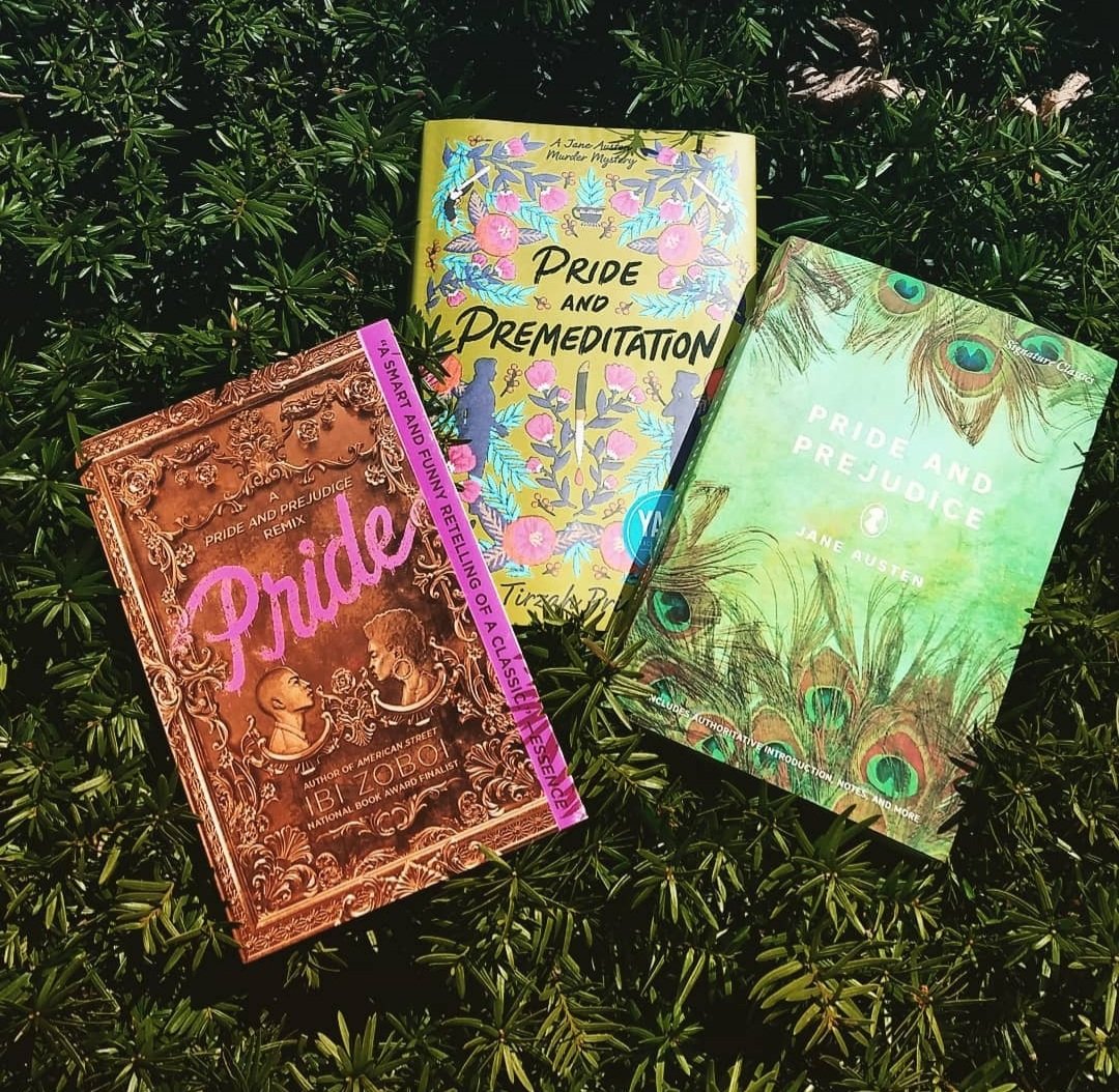 BNWestHartford's tweet photo. Love Pride and Prejudice? Pick up this new twist on an old tale; our B&amp;N book club pick 'Pride and Premeditation' by @TirzahPrice @ibizoboi
A clever and witty, perfectly written read about romance and murder 😈 
#barnesandnoble
#bnwesthartford #bluebacksquare https://t.co/GwTAoe4AXP