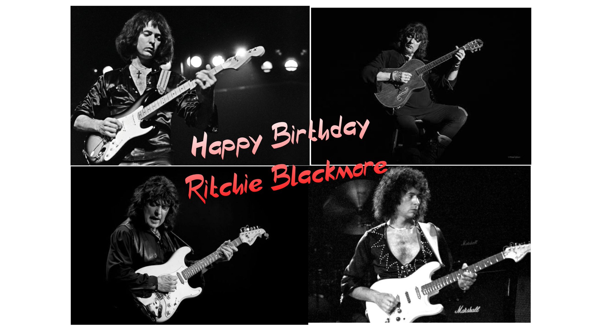 Happy Birthday Ritchie Blackmore 