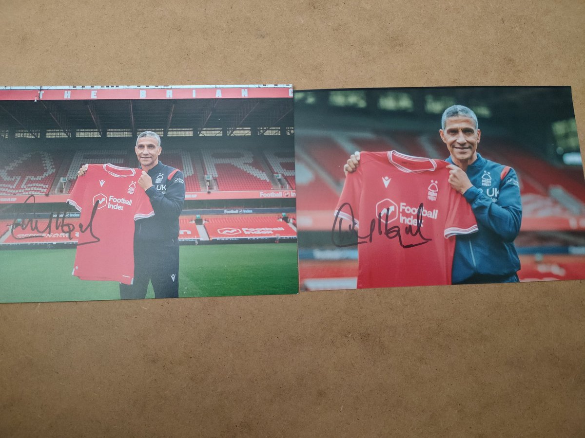 Today's success is a fast one from @NFFC manager Chris Hughton. Only sent this on Saturday and got back this morning. Very happy with this thanks a lot Chris.