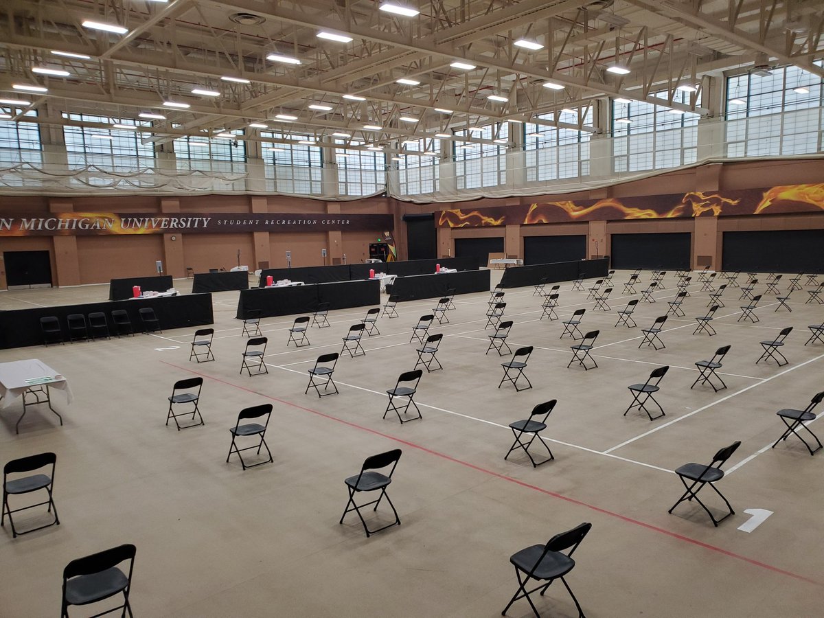 Sindecuse's tweet image. We're ready! Make an appt at healthmanager.wmich.edu