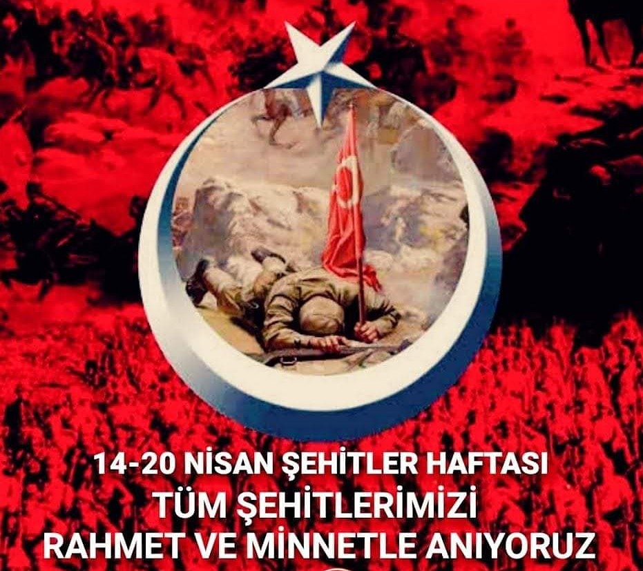 Bu cennet vatan uğruna canını feda eden
Tüm aziz şehitlerimizin ruhları şad olsun 🙏🇹🇷🙏
NE MUTLU TÜRK'ÜM DİYENE 🇹🇷🇹🇷🇹🇷
#SehitlerHaftası