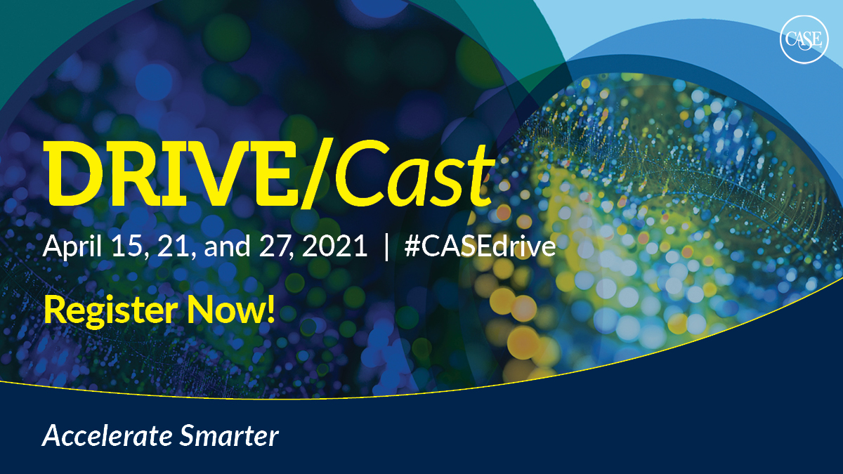 CASEAdvance's tweet photo. #CASEdrive starts this week online, with:
- deep dives on data &amp; strategy
- networking &amp; breakouts
- insights from @UArizonaINSITE's @sudharam &amp; OkCupid's @christianrudder.

Details + how to use our group discount: https://t.co/IQhb4LWp30 https://t.co/rWxzt9FWt8