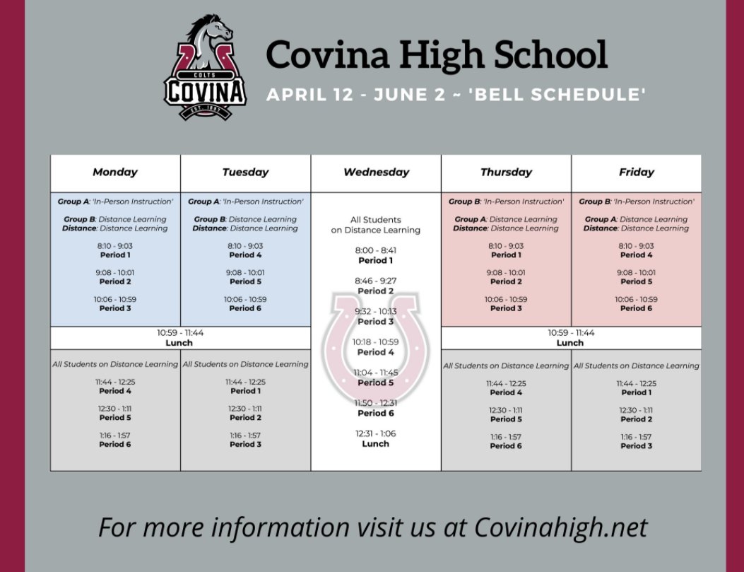 Covina High Counseling (@coltscounseling) on Twitter photo Hey Colts! Just a reminder that all students are on distance learning tomorrow! <a href="/CovinaHighASB/">Covina High ASB</a> <a href="/CovinaColts/">Covina High School</a> Hey Colts! Just a reminder that all students are on distance learning tomorrow! <a href="/CovinaHighASB/">Covina High ASB</a> <a href="/CovinaColts/">Covina High School</a>