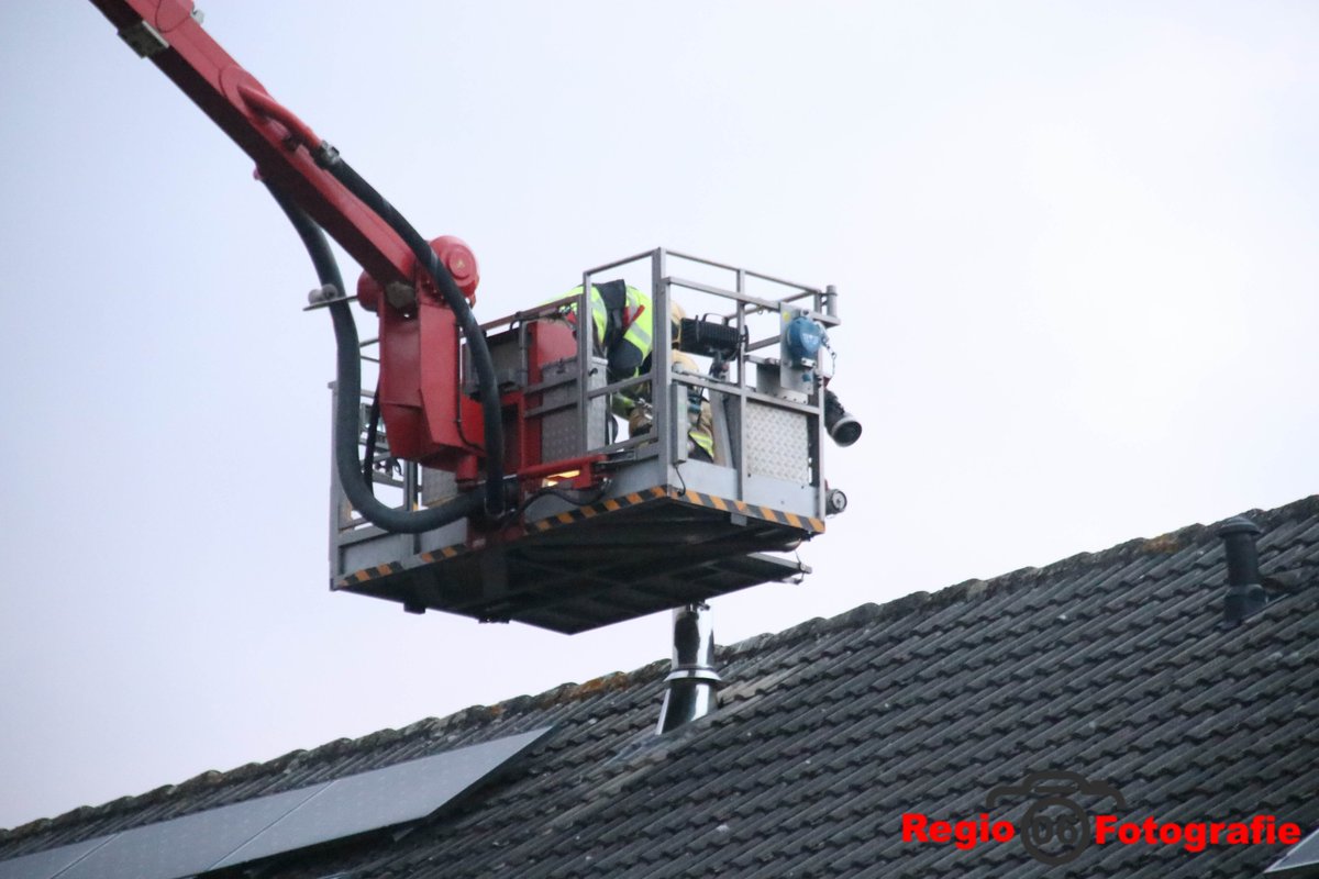 Melding schoorsteenbrand Serenadestraat Apeldoorn