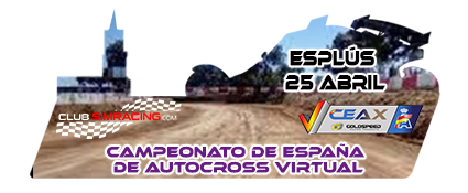 CeaxVirtual's tweet photo. 📝 Inscripciones #Evento2 @CeaxVirtual.📝
Circuito: Esplus (Lleida).
Competición: 25/04/2021.
Inscripciones: https://t.co/LZN1nseKs5
@RFEdeA
@CEAX_RFEdA https://t.co/eBoCikfk1m