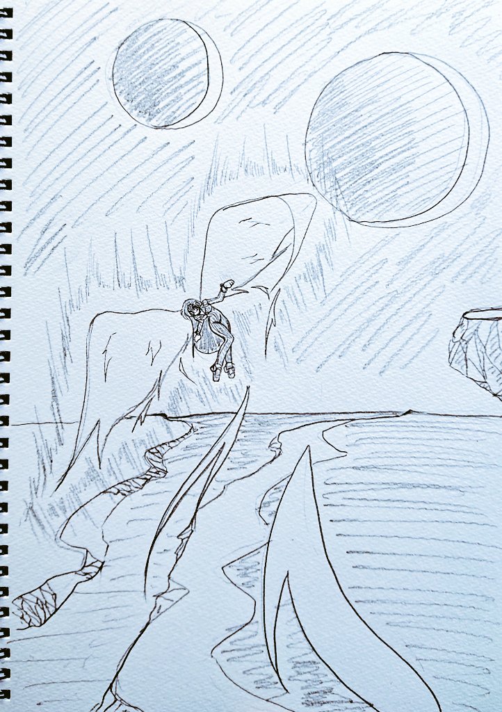 今日のお昼のお絵描き 