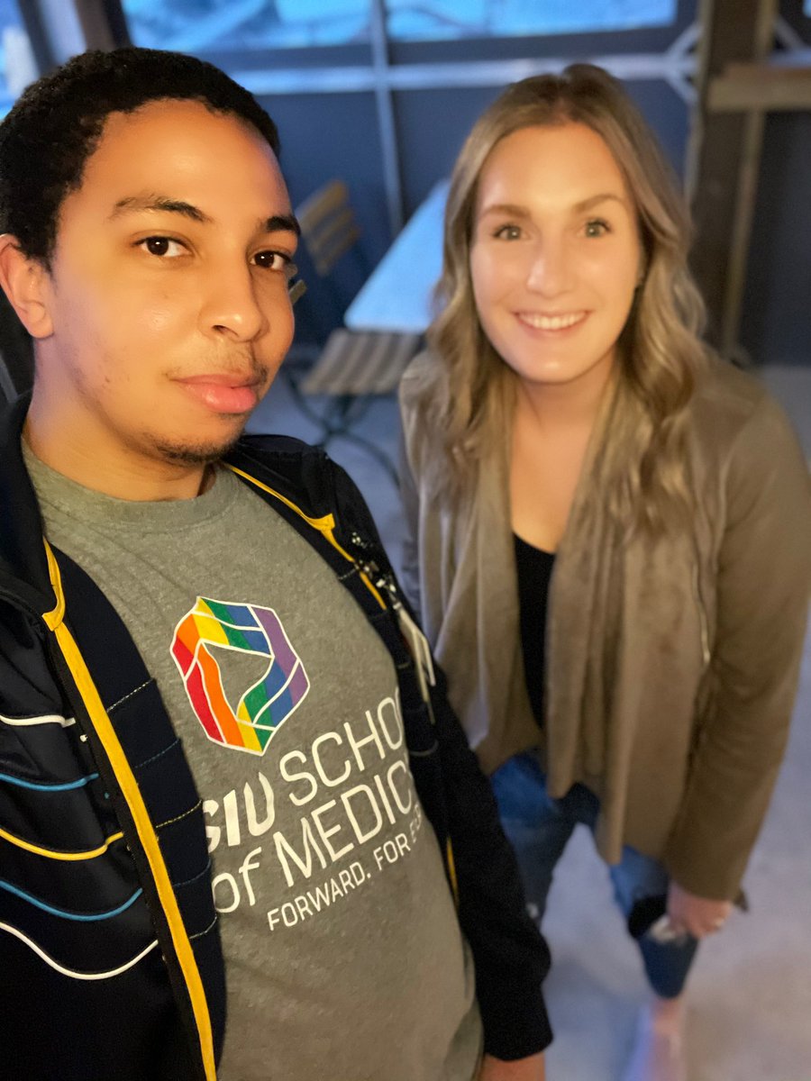 Alexander_Worix's tweet photo. Adopted @pam_ropski into the SIU SOM crew before we move up to Chicago and join the @NU_IntMed family! Super excited to meet the rest of the NU IM crew and have a blast along this exceptional journey #NiceHardworkingandSmart #Coresidents #CoWildcats https://t.co/AZEKQ2M4oa