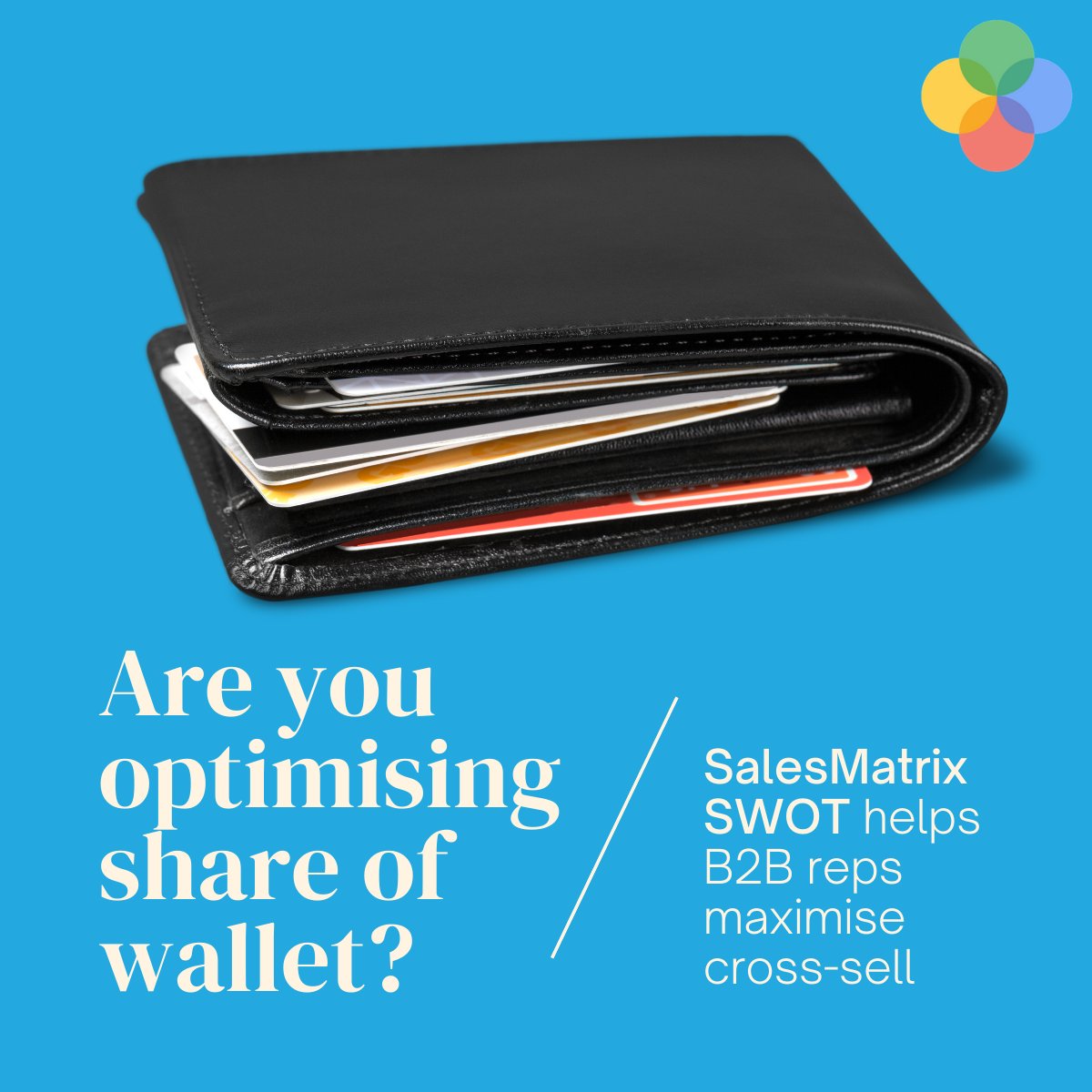 SalesMatrixHQ's tweet photo. Optimise Share of Wallet in #B2B sales with SalesMatrix SWOT https://t.co/smK7vcRIiB