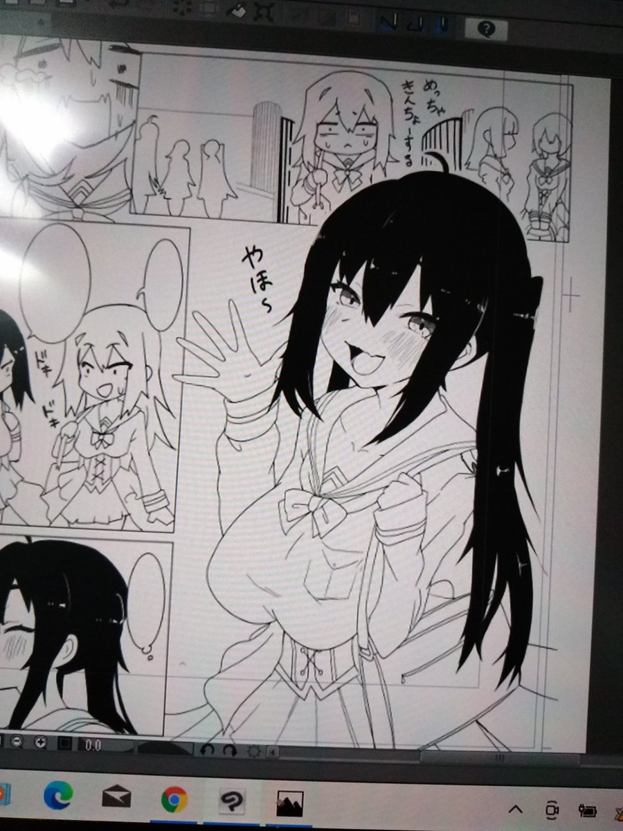 こんな爆乳JK初めて描いたや
身体のバランスとるの難し…ʚ̴̶̷̆ ̯ʚ̴̶̷̆
どう?可愛い? 