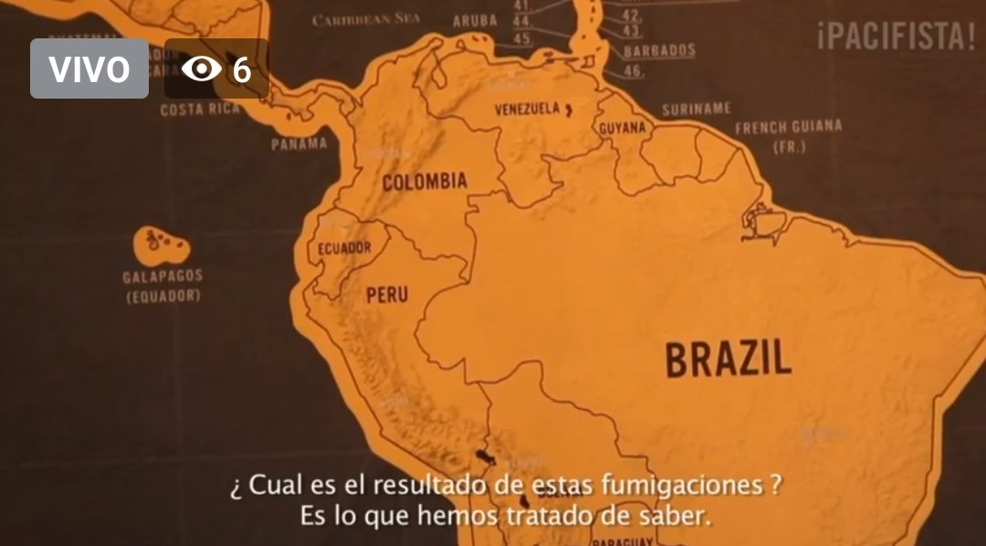 Conéctate l Glifosato l Colombia: Veneno contra veneno.

Las secuelas de la fumigación con glifosato en la frontera entre Colombia y Ecuador son evidenciadas en el documental dirigido por el francés Marc Bouchage.

Cortesía de: <a href="/Pacifistacol/">¡PACIFISTA!</a>

Aquí: m.facebook.com/story.php?stor…
