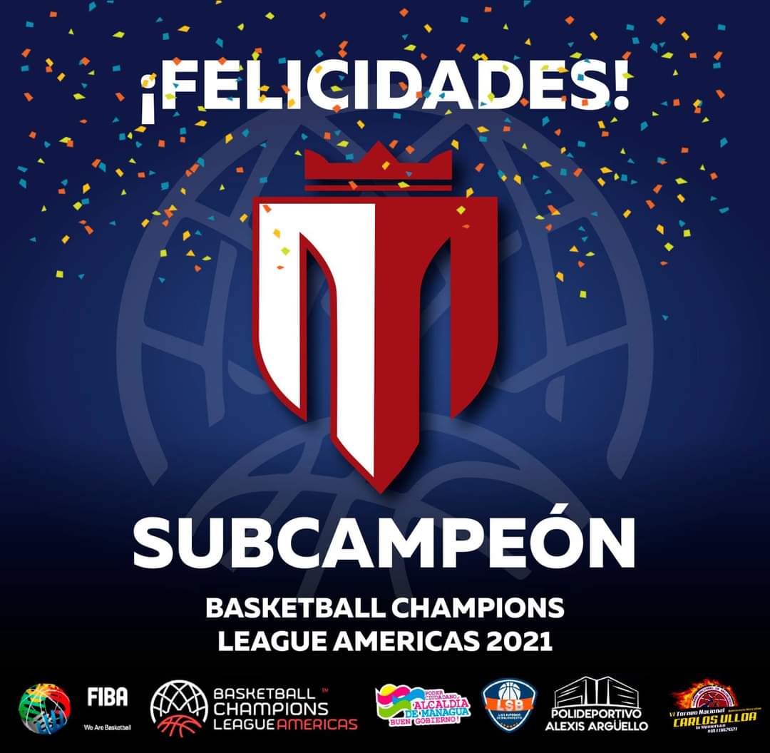 Somos2V's tweet photo. Felicidades al equipo del Real Estelí por poner el nombre de #Nicaragua en alto al quedar Subcampeón de la Basketball Champions League Americas 2021. 
Resultado Final:
Real Estelí Basket 80 - 84 Clube de Regatas do Flamengo
#NoPudieronNiPodran https://t.co/ARHNOQOvUu
