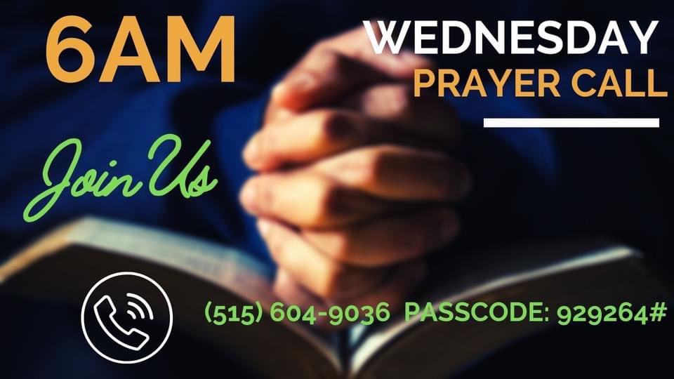 What better way than to start your day with prayer.  Meet us on the prayer line at 6am.  If you can’t make or just desire prayer drop those names below 👇🏾.  

#prayer #prayerworks #weareprayingforyou #CathedralOfGrace #bishopdarriuskey #pastorjackiekey #Jesus #grace