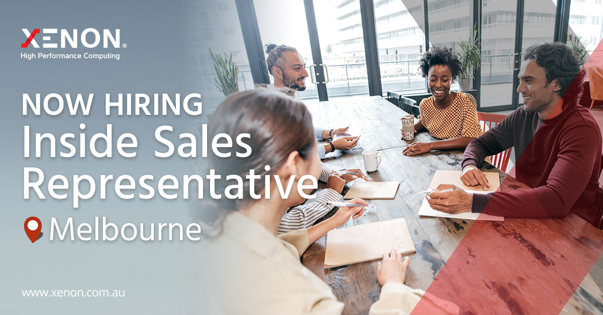 XENON is growing (again!). We have a newly open position for an Inside Sales Representative, based in Melbourne. Great opportunity to build your career in HPC/AI sales with the Australian market leader.

See full details and apply at our website: xenon.com.au/careers/inside…
