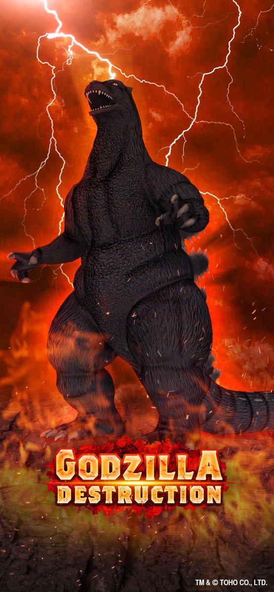 公式 ゴジラ デストラクション Godzilla Destruction Twitter ನಲ ಲ ゴジラ になって都市を破壊する爽快アクションゲーム ゴジデス の全世界リリース日は4 27 ゴジデス 事前登録記念キャンペーン第四弾 今週はゲームオリジナルのスマホ壁紙です 以前