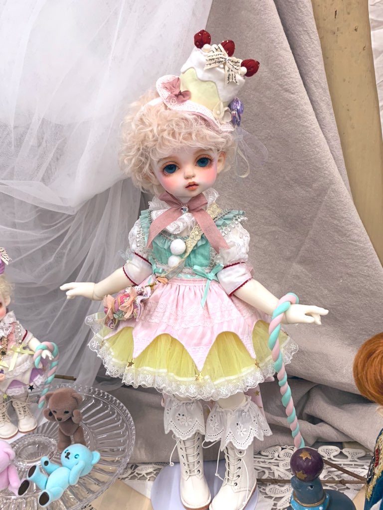 HUG_angel_HUG's tweet photo. どの子も作家様の個性が出ていて素敵でした✨✨✨

#ドールショウ63 #DS63 #risubaco https://t.co/u68aIY8TJC