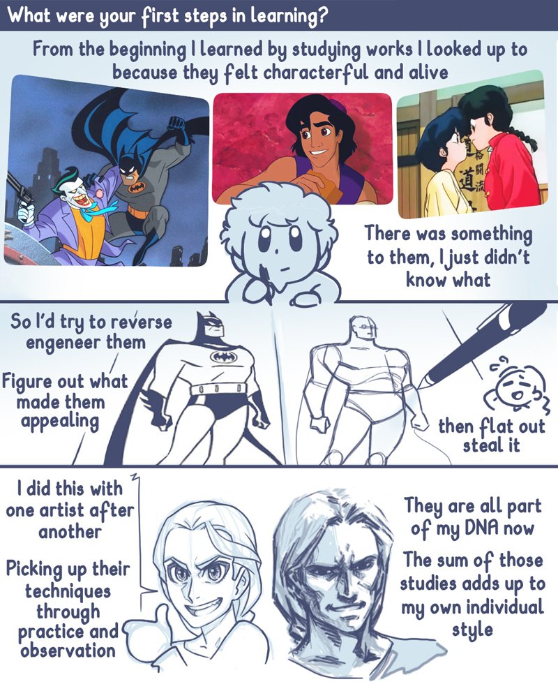 Art Q&A thing I did back on Tumblr
Hope it helps someone ? 
