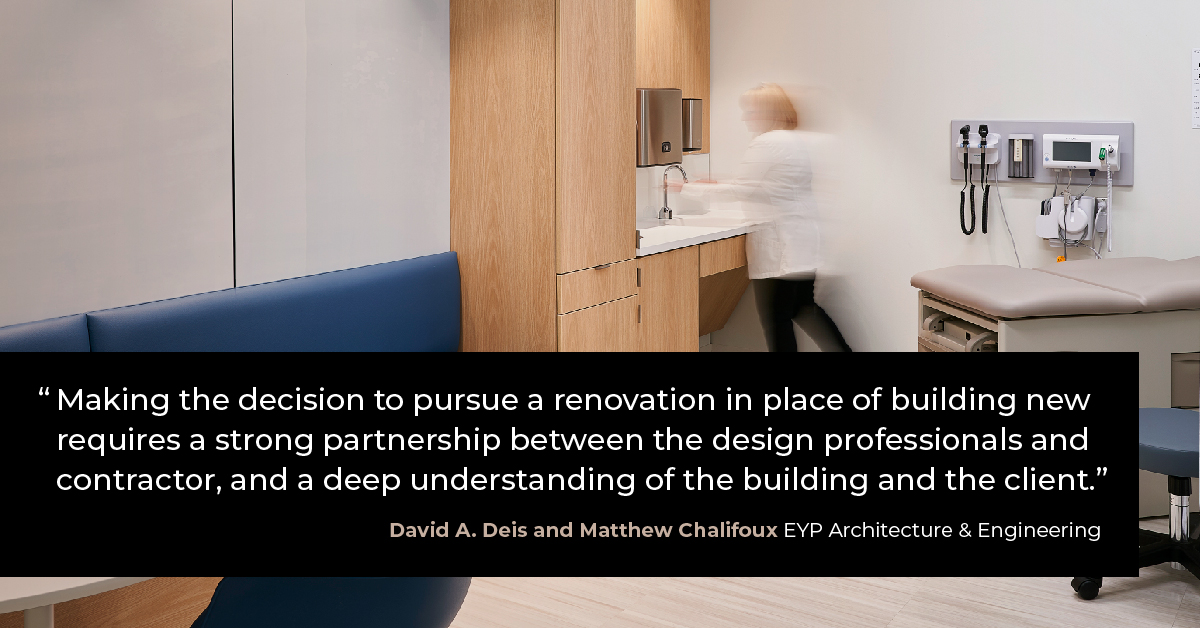 There are 6,200 hospitals in the U.S., and many are in aging buildings that need to be modernized. A new facility may feel like the solution, but as David Deis and Matthew Chalifoux of <a href="/EYPAE/">جوليناه جونول</a> say, a phased renovation could be an on-budget alternative. ⤵️
healthcaredesignmagazine.com/trends/operati…